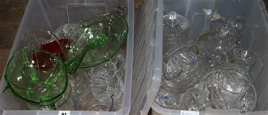 Mixed glassware